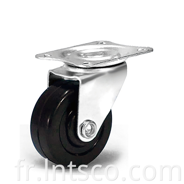 Light Duty Rubber Swivel Casters